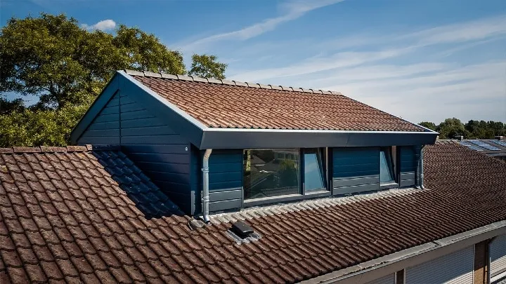Opbouw schuin dak