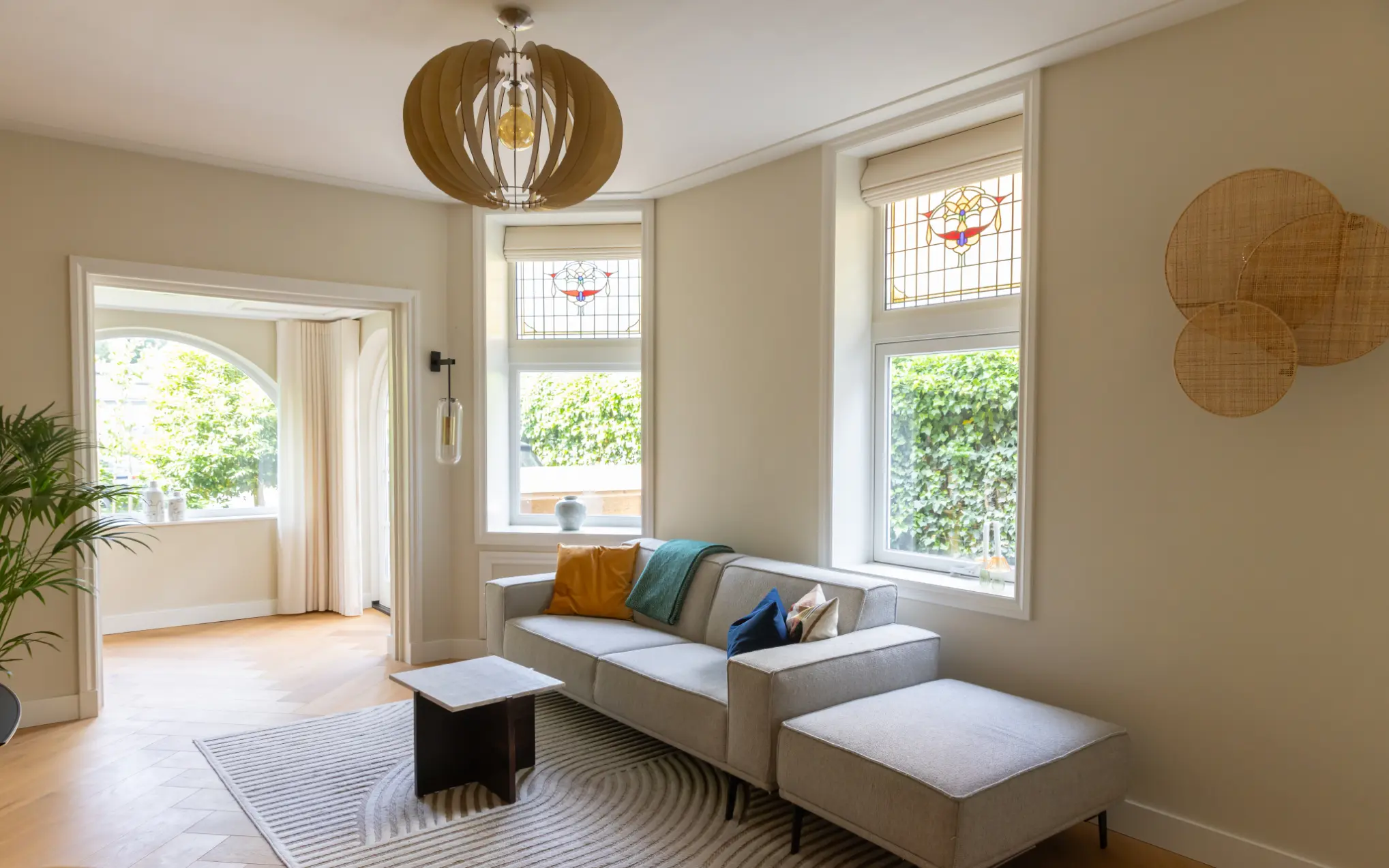 Aanbouw in modern klassieke woning